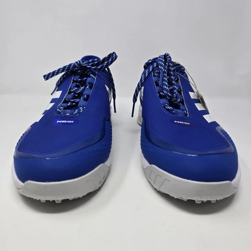 Adidas Icon 7 Turf Baseball Shoes Mens 12.5 Royal Blue White S23707 Cleats